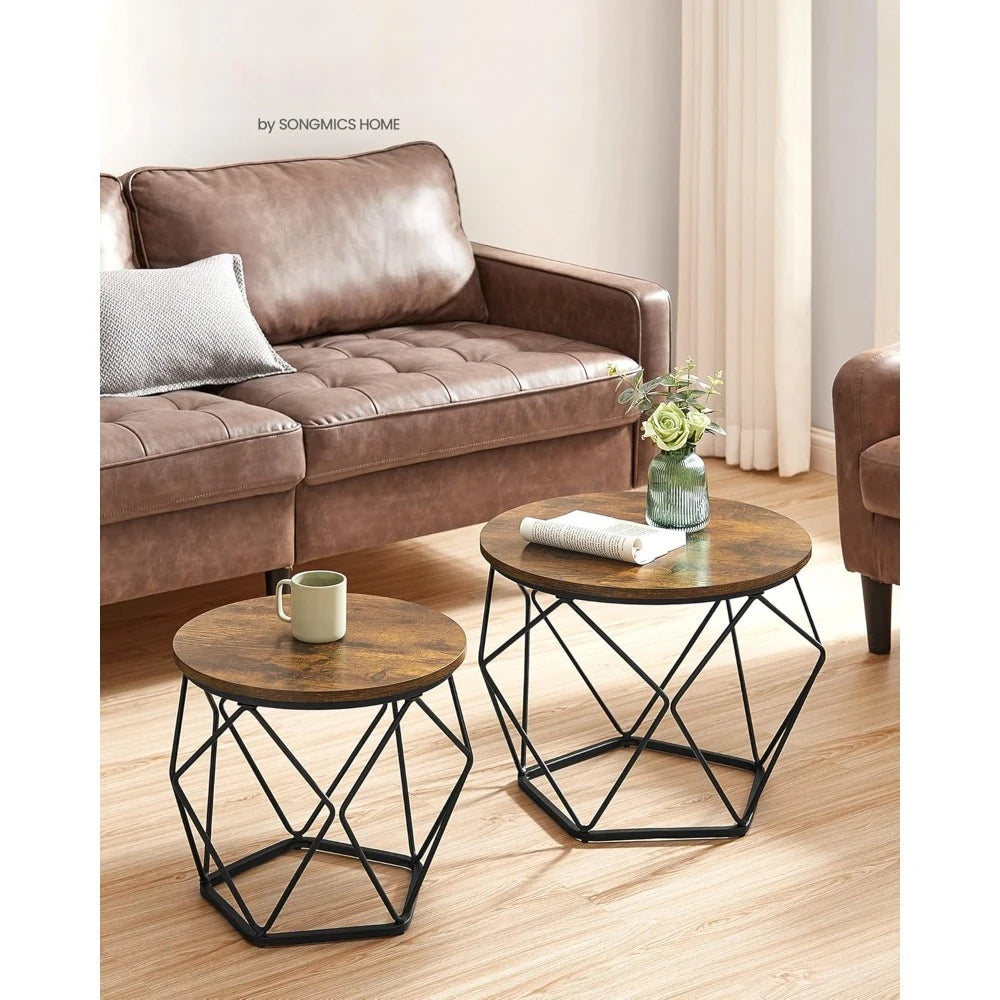 Small Coffee Table Set of 2