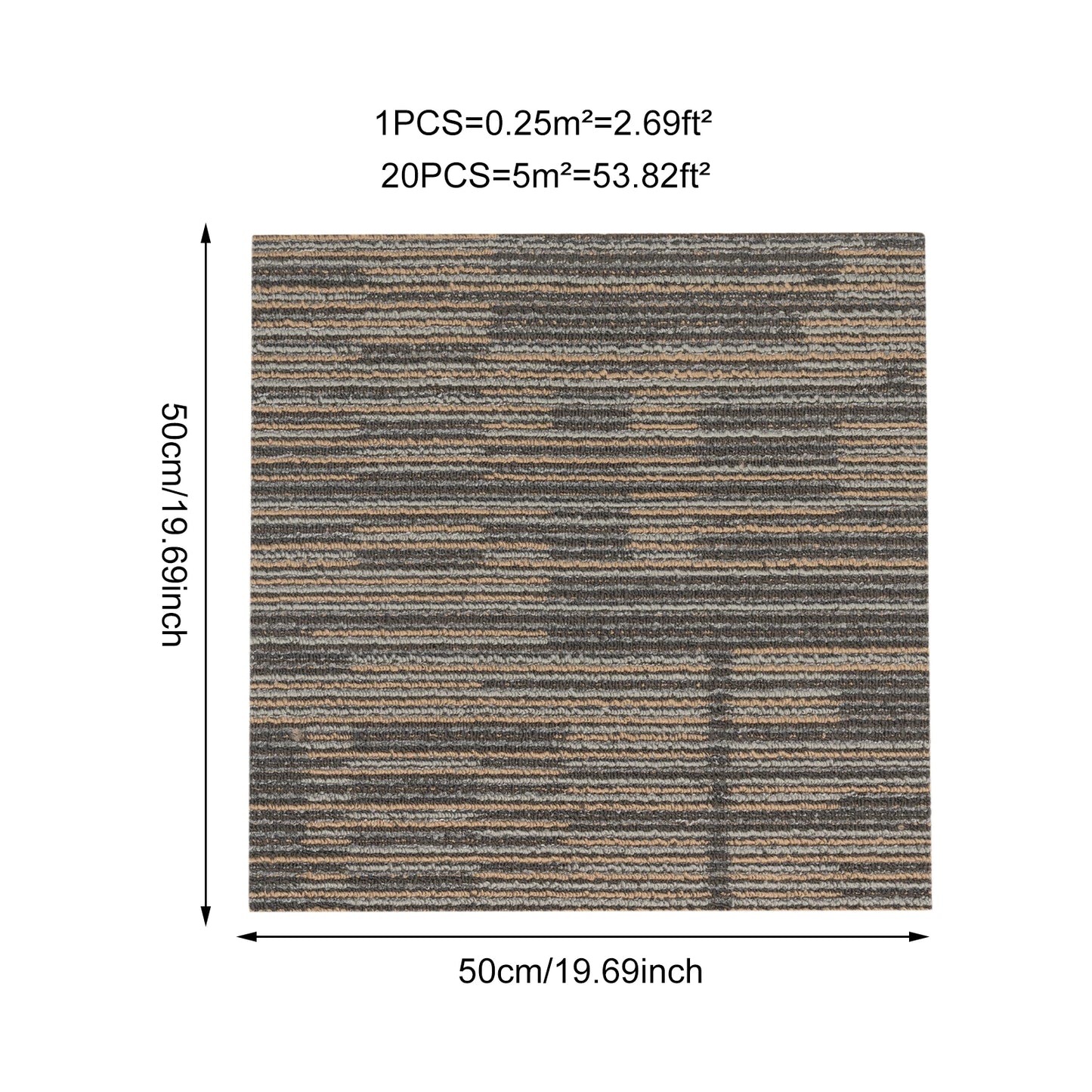 20pcs Carpet Floor Tiles