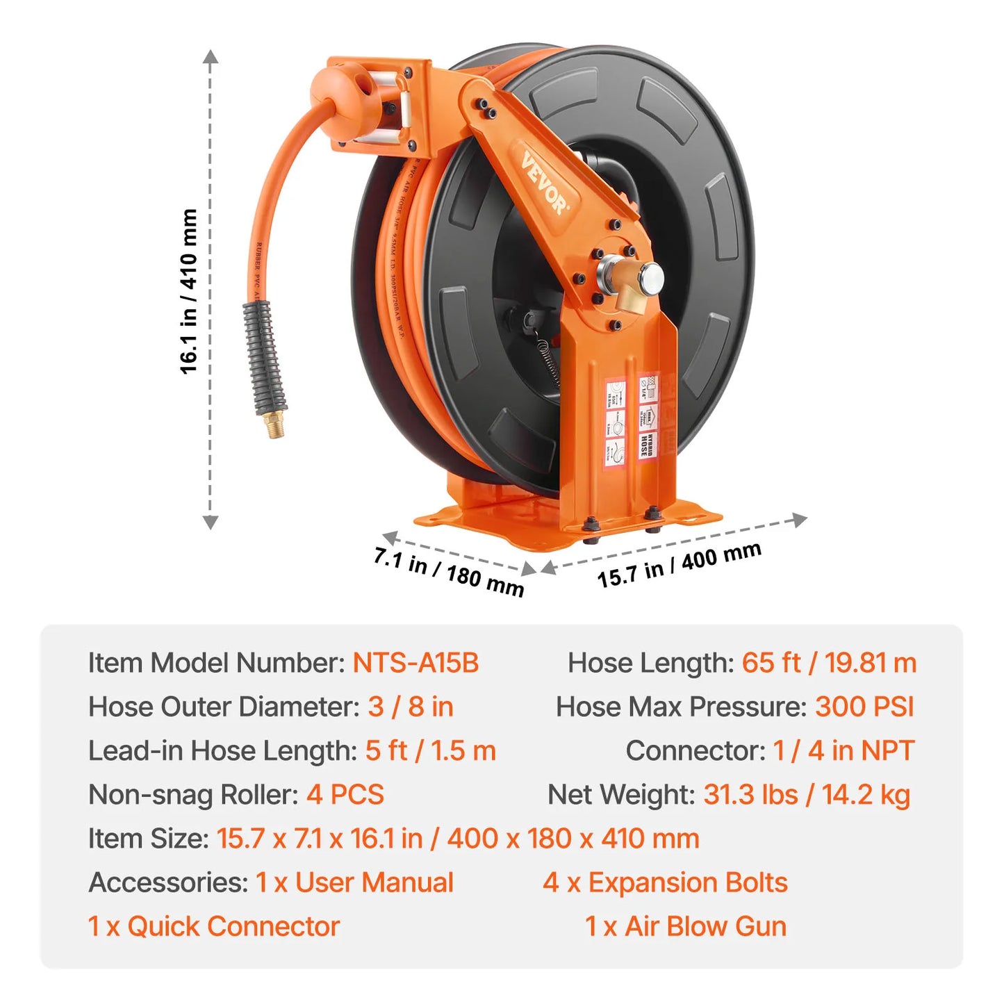 Retractable Air Hose Reel