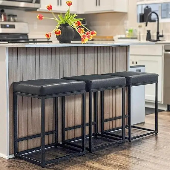 24 Inch Counter Height Bar Stools Set of 3