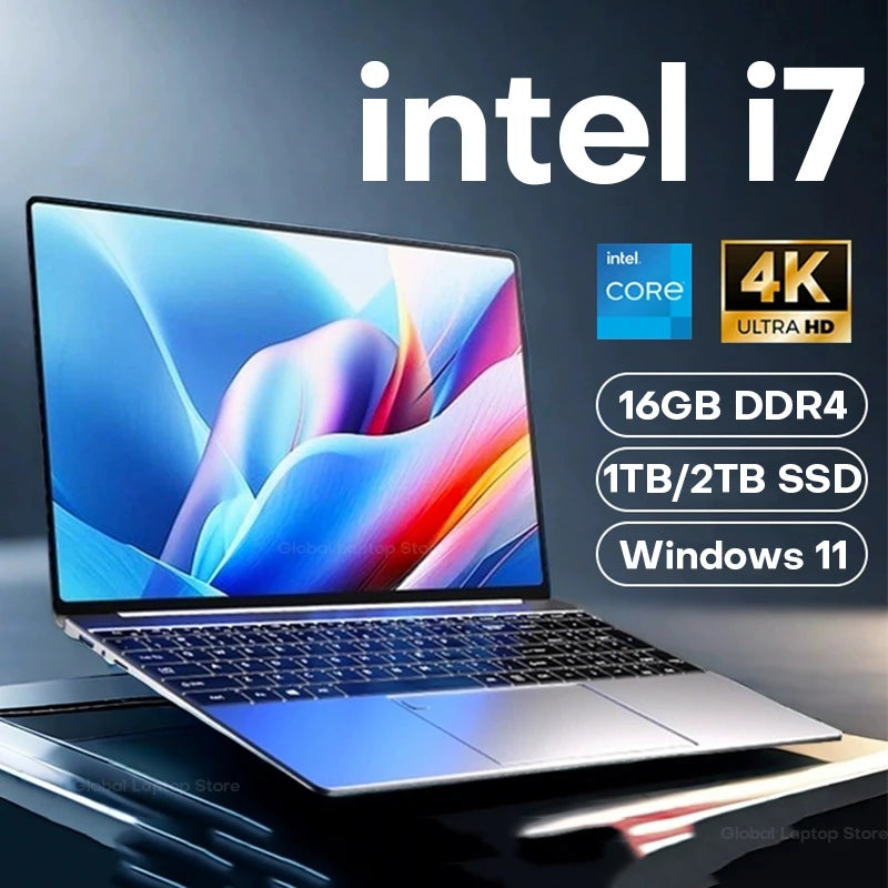 2025 15.6" Windows 11 Pro Laptop Intel Core i7 8500Y 16GB