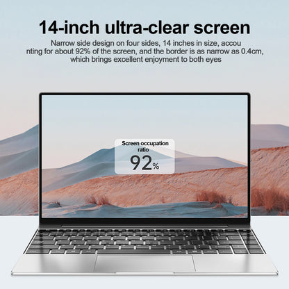 Ultra-Slim Laptop 14.1' FHD Anti-Glare Intel CPU 16 GB