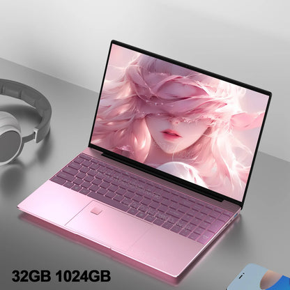15.6" Portable Laptop 32GB Ram DDR4 2TB SSD Windows 11 Notebook Pc Gamer Intel N5095 Office Computer with Backlit Fingerprint

15.6" Portable Laptop 32GB