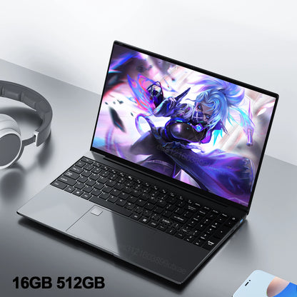 15.6" Portable Laptop 32GB Ram DDR4 2TB SSD Windows 11 Notebook Pc Gamer Intel N5095 Office Computer with Backlit Fingerprint

15.6" Portable Laptop 32GB