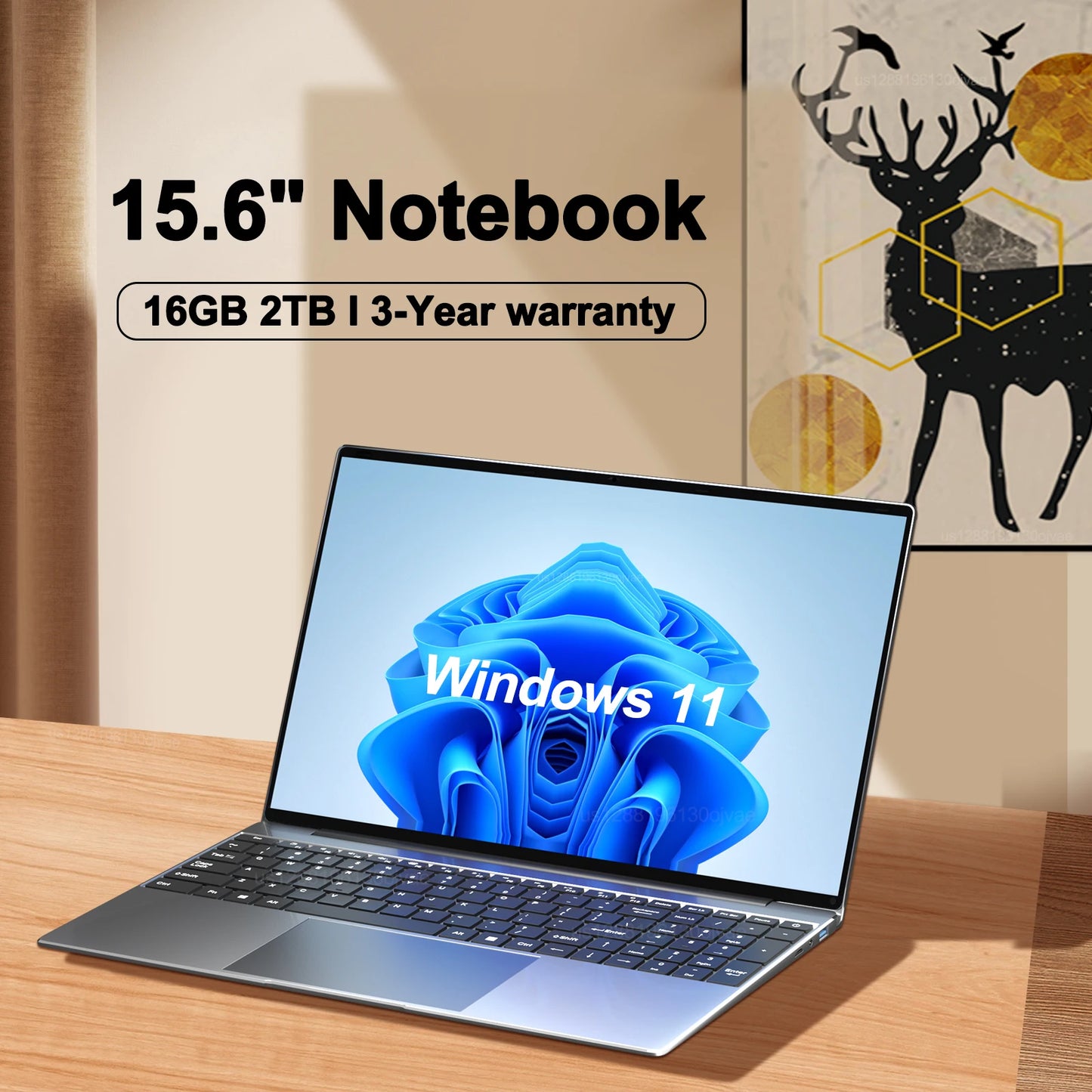 NEW 15.6" Ultra Slim Laptop 16GB