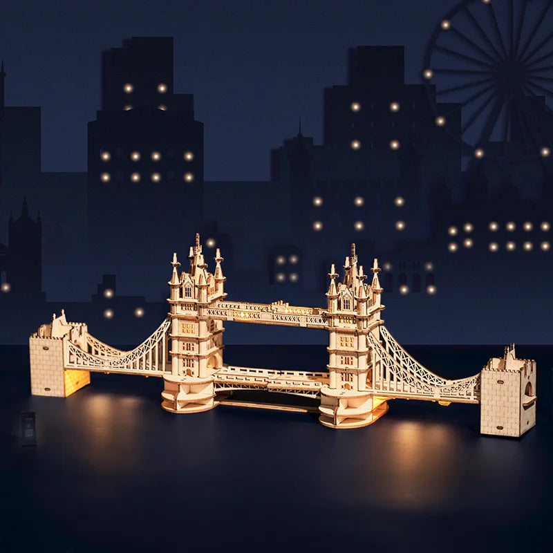 Wooden Puzzle 3D Tower Bridge or Big Ben