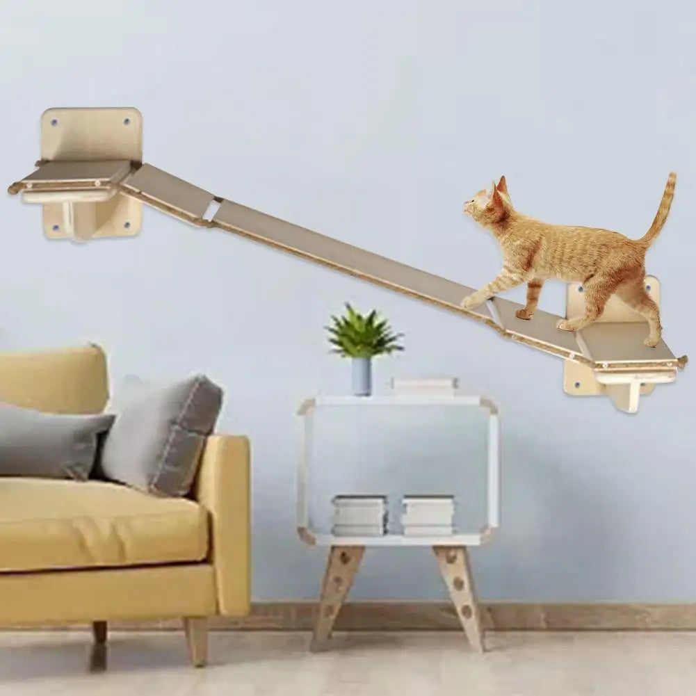 Wall Mounted Cat Climbing Ladder
