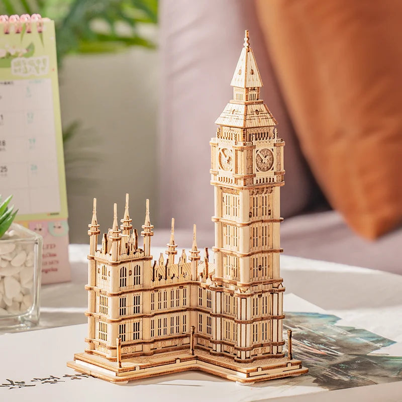 Wooden Puzzle 3D Tower Bridge or Big Ben