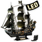 3D Puzzle for Adults LED Pirate Ship