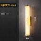 Post-modern Nordic Simple Marble Wall Lamp Living Room Background Wall Bedroom Bedside Column Study All Copper Decorative Lamps