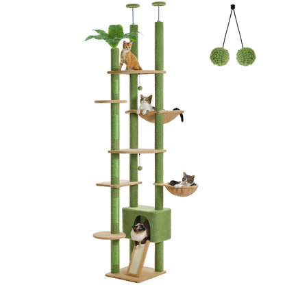 Adjustable 230-252cm Cat Tree