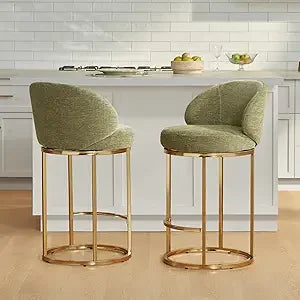 Counter Height Bar Stool, Swivel Barstools Set of 2
