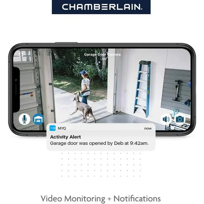 Built in Camera Garage Door Opener