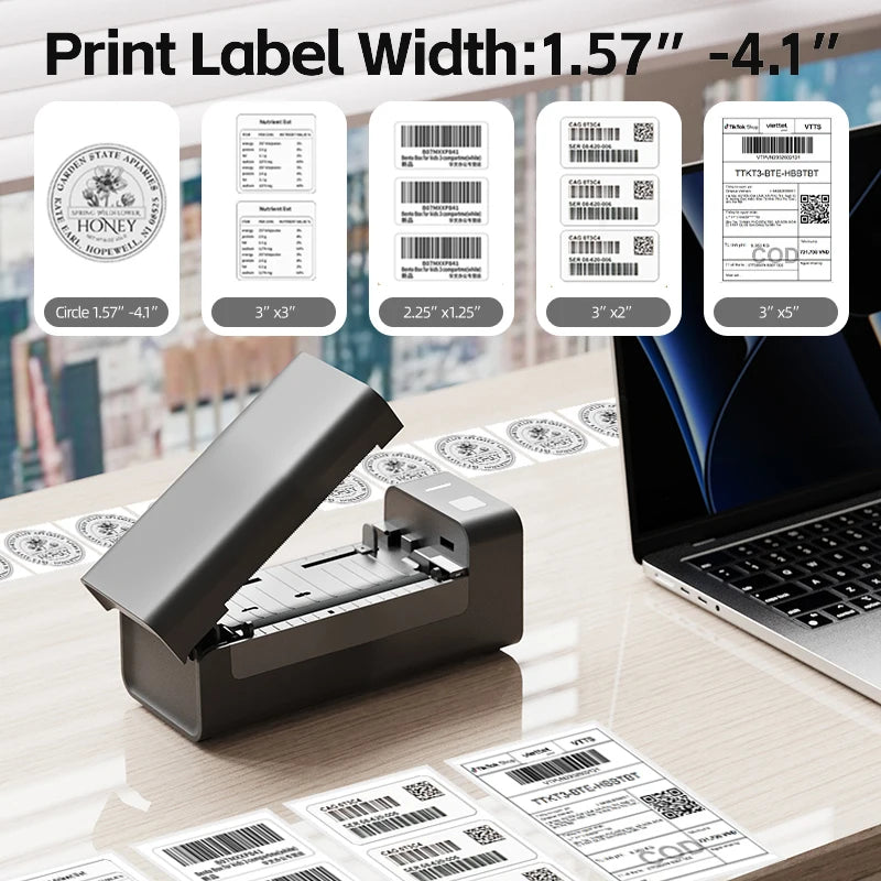 Bluetooth Thermal Label Printer