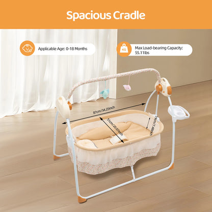 Electric Baby Crib Cradle