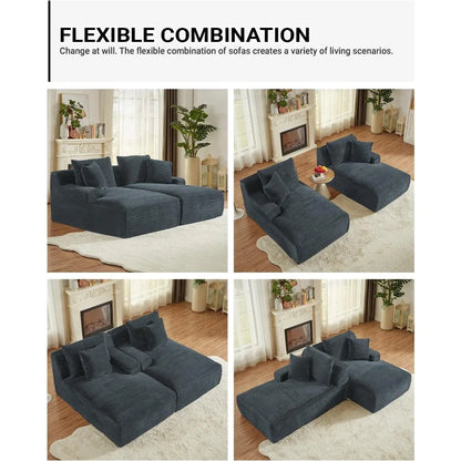 79 Inches Oversized Sectional Double