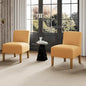 Armless Accent Chairs Set of 2