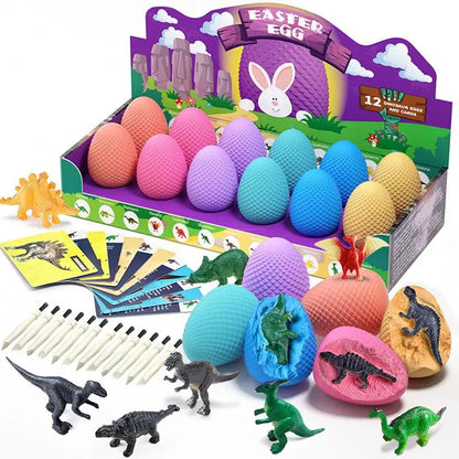 12Pcs Archeological Dig Up Dinosaur Egg