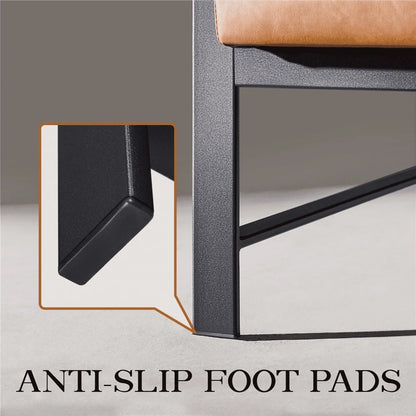 Modern Faux Leather Accent Chair