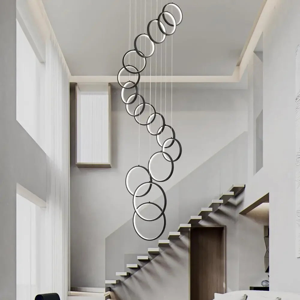 Dimmable Modern LED Chandelier with Remote