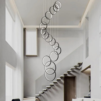 Dimmable Modern LED Chandelier with Remote