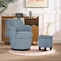 360° Swivel Accent Chairs with Ottoman