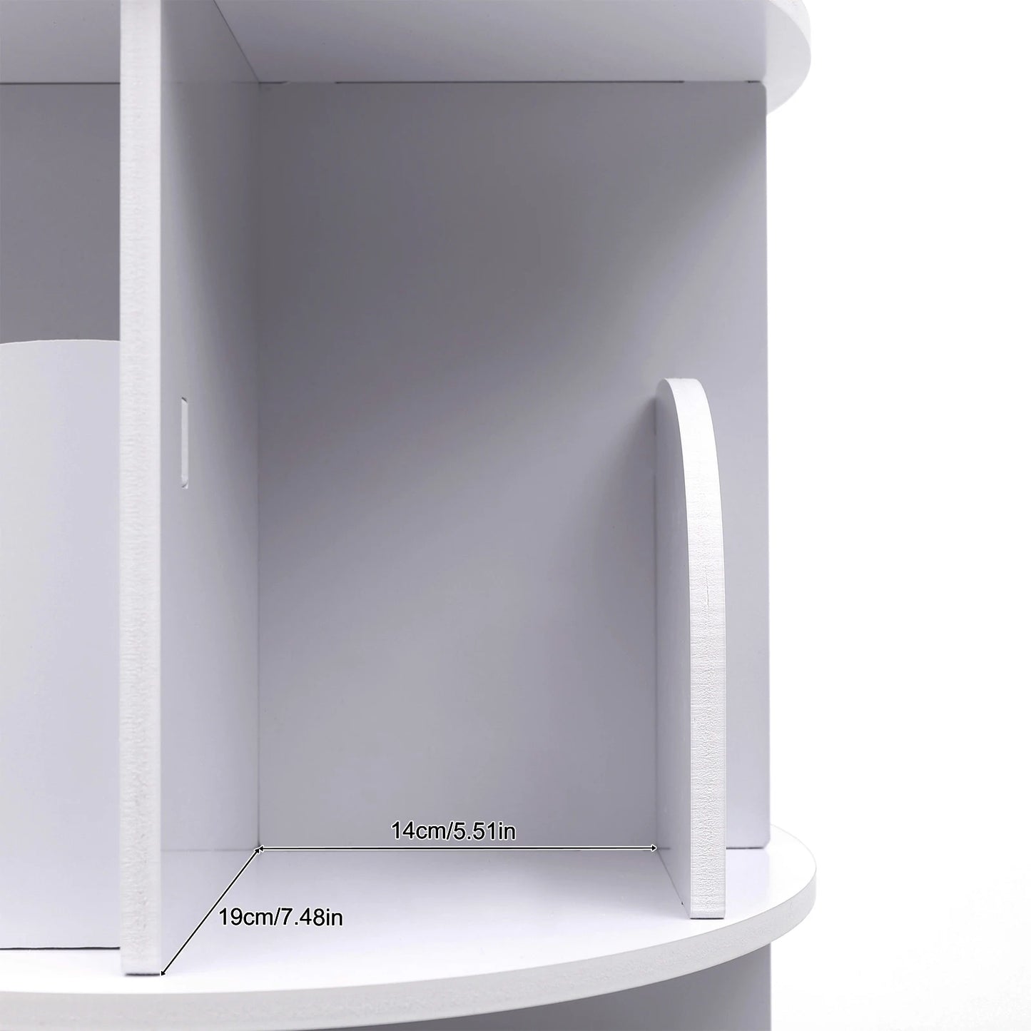 Bookcase with 360° Rotating Design