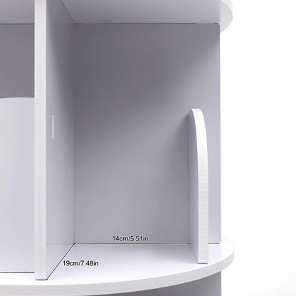 Bookcase with 360° Rotating Design