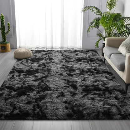 Soft Plush Tie Dye Velvet Rugs