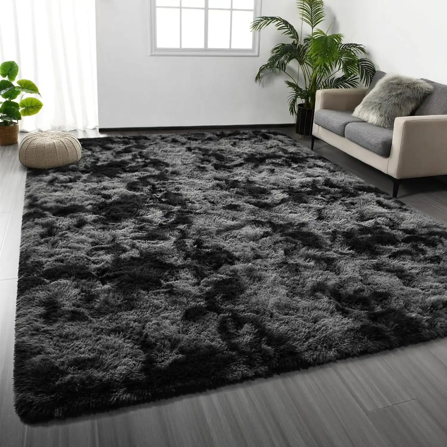 Soft Plush Tie Dye Velvet Rugs