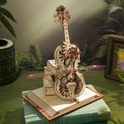 3D Wooden Puzzle Cello