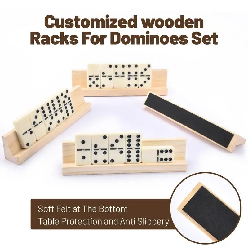 28pcs/Set Wooden Domino Board Games Funny Table Game Domino Toys Kid Children Educational Toys For Traveling Children's Gifts