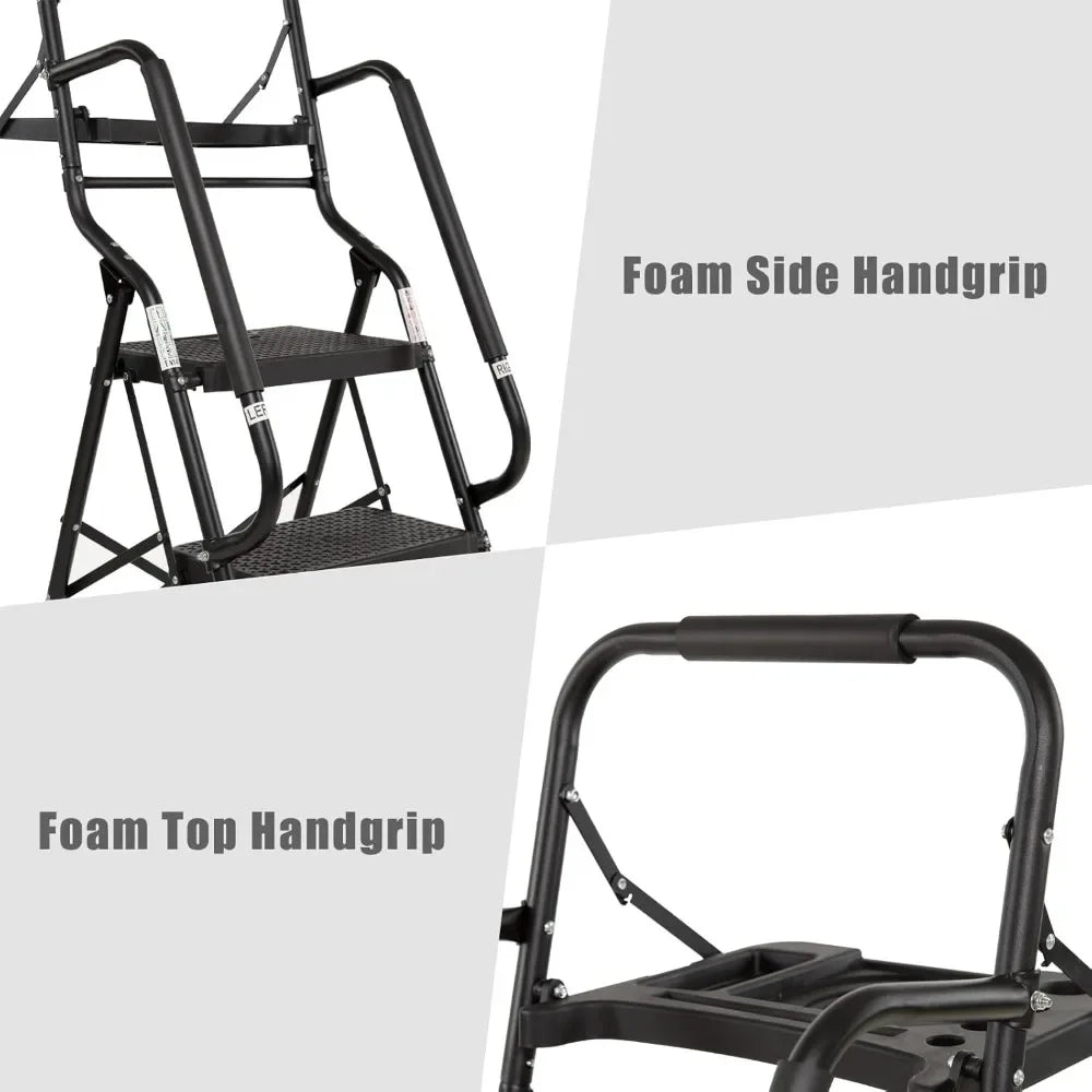 4 Step Ladder with Handrails