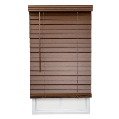 Cordless 2 Inch Faux Wood Blinds