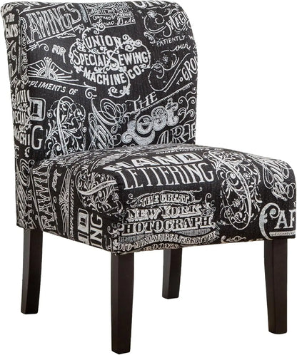 Capa Print Fabric Accent Chair