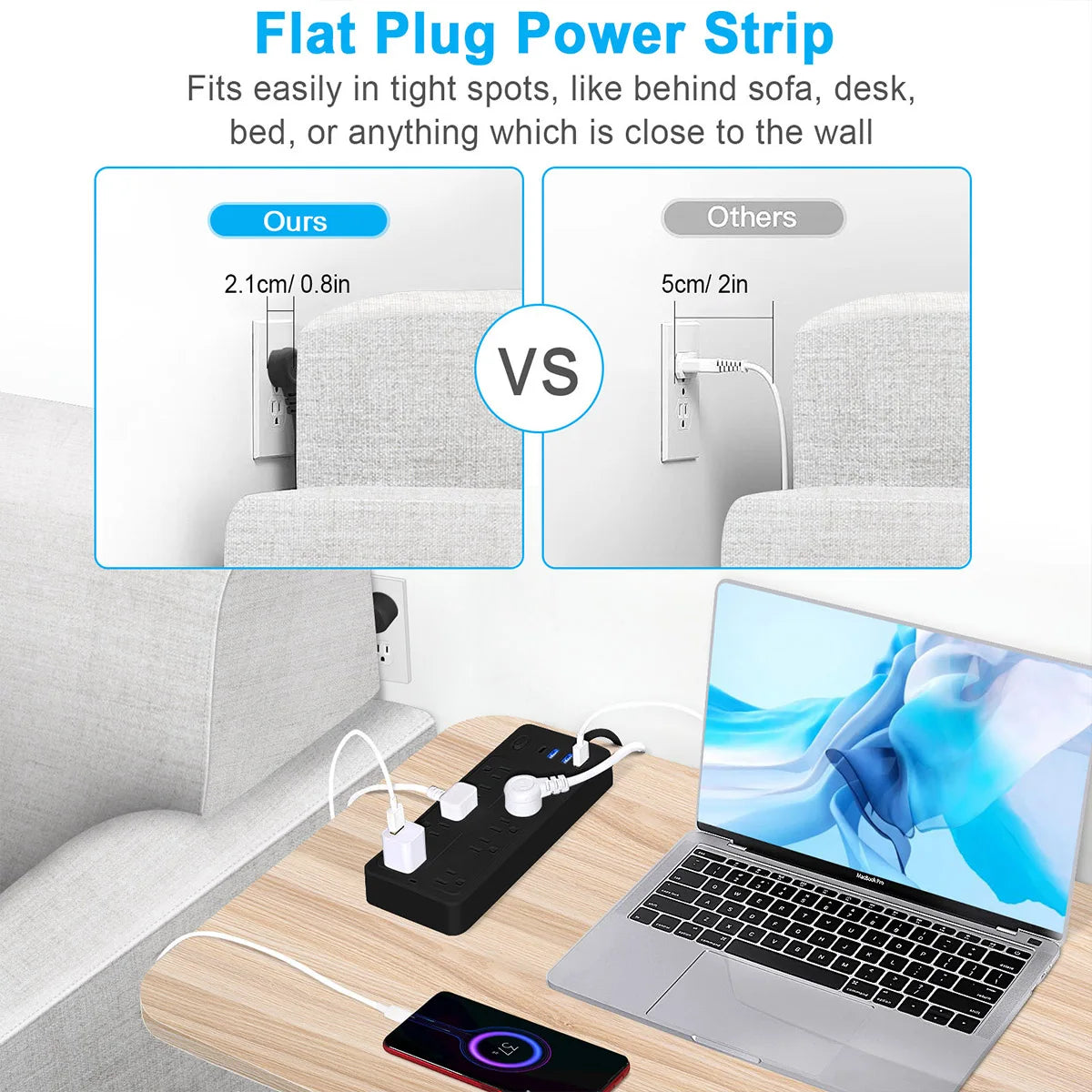 12 in 1 Power Strip Multitap