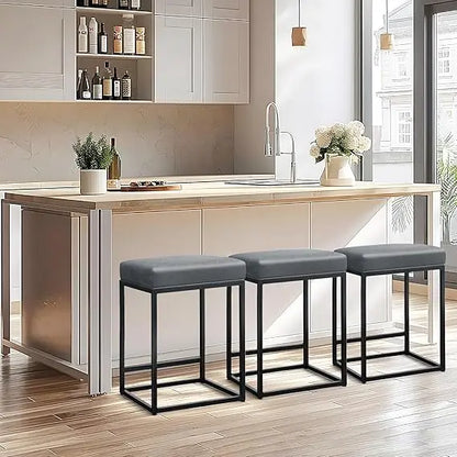 24 Inch Counter Height Bar Stools Set of 3