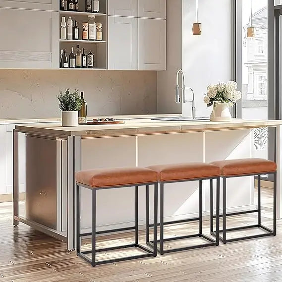 24 Inch Counter Height Bar Stools Set of 3