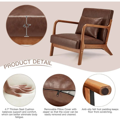 Leather Accent Chair