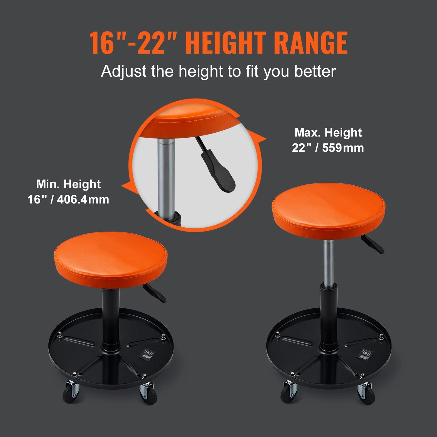 Mechanic Stool 250 LBS