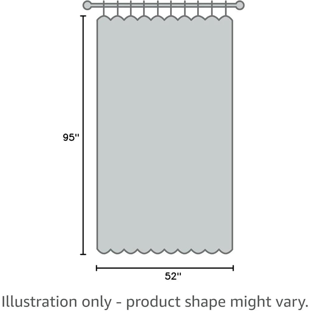 Lined Grommet Curtain Panel Color Blocked