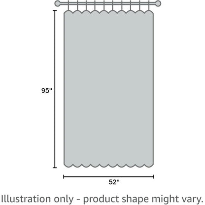 Lined Grommet Curtain Panel Color Blocked