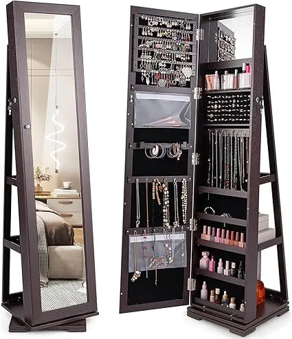 360° Rotating Jewelry Armoire