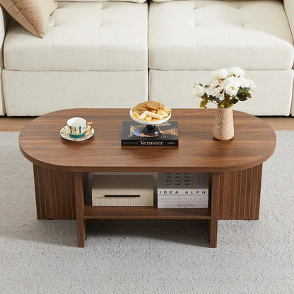 43.3” Coffee Table with Storage
