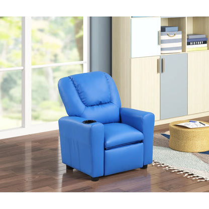 Leather Kids Recliner Chair