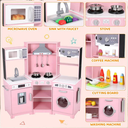 Corner Play Kitchen for Kids