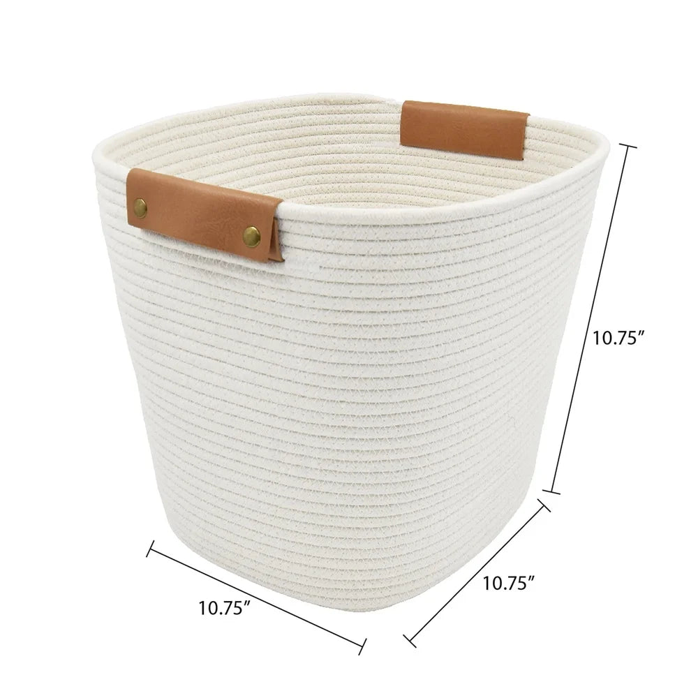 Medium Cotton Rope Storage Basket