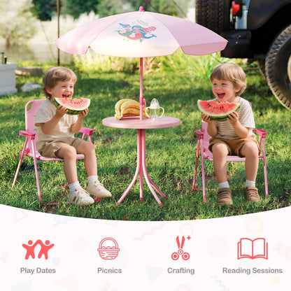 Kids Picnic Table & Chair Set