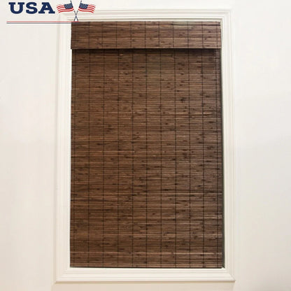 Cordless Bamboo Roman Shades