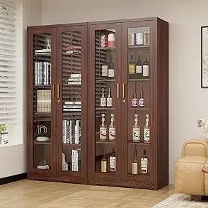 Display Cabinet with Glass Doors